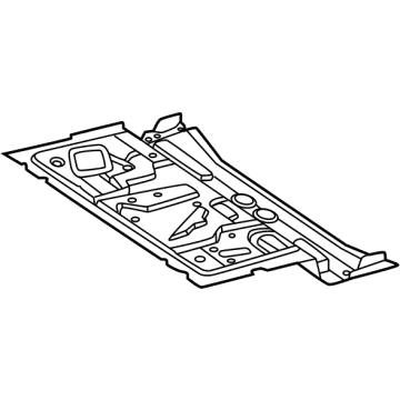 Mercedes-Benz 243-610-49-01 Center Floor Pan