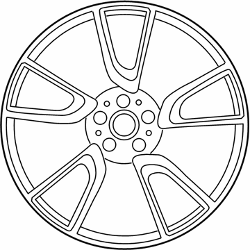 Mercedes-Benz 253-401-41-00-7X71 Wheel, Alloy