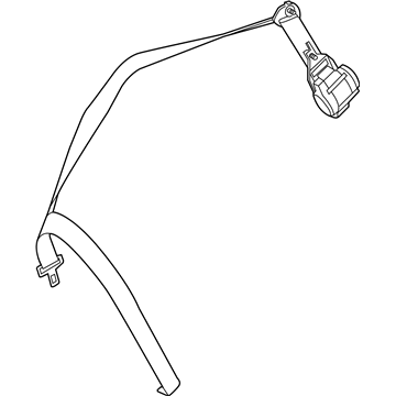 Mercedes-Benz 166-860-29-86-64-9C94 Lap & Shoulder Belt