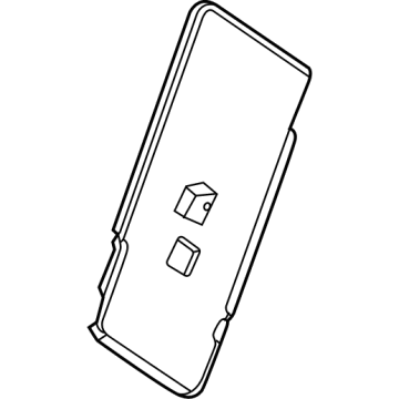 Mercedes-Benz 296-924-08-00-1D55 Seat Back Panel