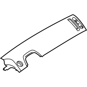 Mercedes-Benz 223-680-72-05 Trim Molding