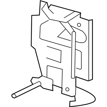 Mercedes-Benz 207-545-11-40 Control Module Bracket