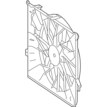 2011 Mercedes-Benz ML63 AMG Cooling Fan Module - 164-500-03-93-80