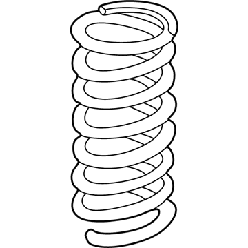 2000 Mercedes-Benz CLK430 Coil Springs - 208-324-01-04