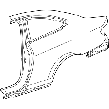 Mercedes-Benz 204-630-18-07 Quarter Panel