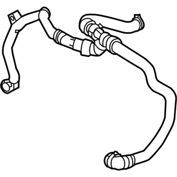 Mercedes-Benz S65 AMG Radiator Hose - 222-501-66-84