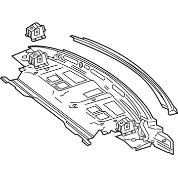 Mercedes-Benz 217-640-01-60 Package Tray