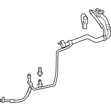 2017 Mercedes-Benz GLE550e A/C Hose - 166-830-50-01