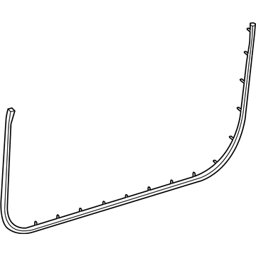 Mercedes-Benz 217-720-06-54 Door Weatherstrip