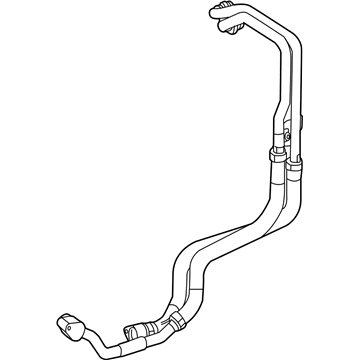 Mercedes-Benz C300 Oil Cooler Hose - 205-500-27-72