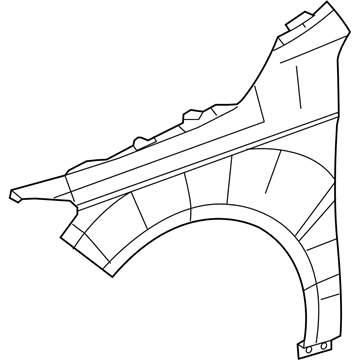 Mercedes-Benz CLA45 AMG Fender - 117-881-02-01