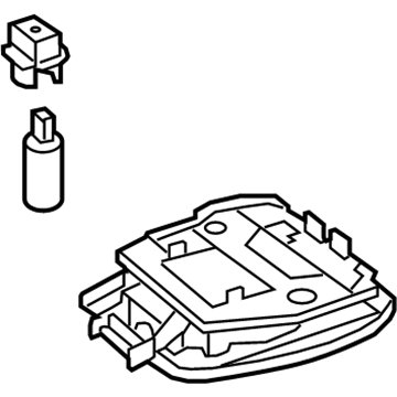 Mercedes-Benz 212-900-13-23-7E94 Map Lamp Assembly