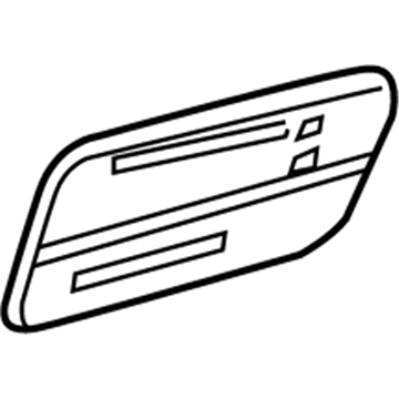 Mercedes-Benz 218-757-00-06 Fuel Door