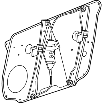 2014 Mercedes-Benz E63 AMG Window Regulator - 212-720-15-79