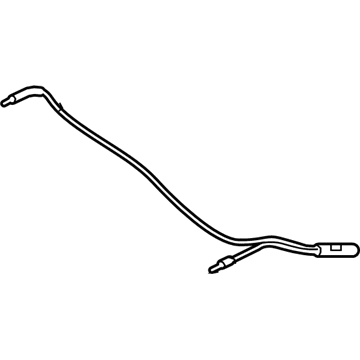 Mercedes-Benz 212-880-05-59-64 Release Cable