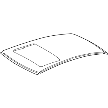 Mercedes-Benz 202-657-00-09 Roof Panel