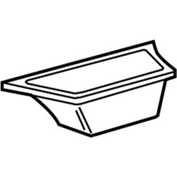 Mercedes-Benz 166-840-00-74-7J07 Storage Box