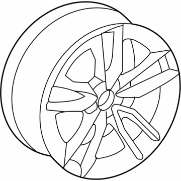 Mercedes-Benz 167-401-36-00-7X23 Wheel, Alloy