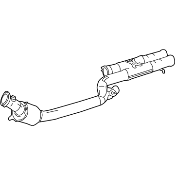 2014 Mercedes-Benz CL63 AMG Catalytic Converter - 221-490-49-20-80