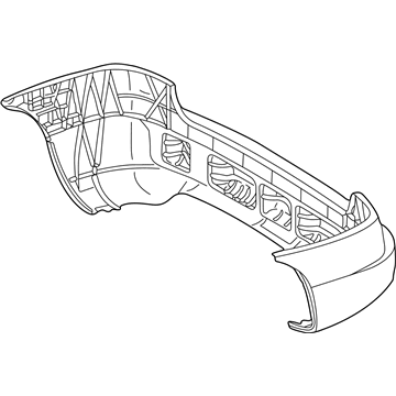 1999 Mercedes-Benz ML320 Bumper - 163-880-47-71