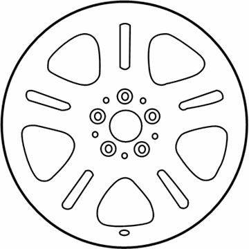 Mercedes-Benz 253-401-17-00-7X23 Wheel, Alloy