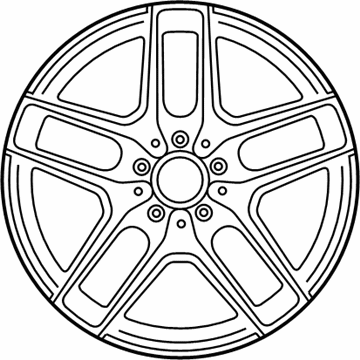 Mercedes-Benz GLC63 AMG Alloy Wheels - 253-401-36-00-7X21