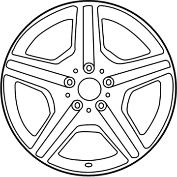 Mercedes-Benz 253-401-13-00-7X44 Wheel, Alloy