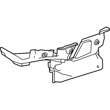 Mercedes-Benz 231-690-33-41-9F08 Trunk Side Trim