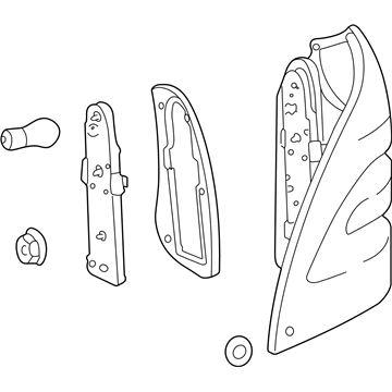 Mercedes-Benz 203-820-13-64 Combination Lamp Assembly