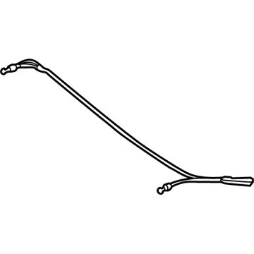 2012 Mercedes-Benz SLK55 AMG Hood Release Cable - 172-880-09-02-64