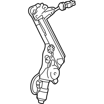 Mercedes-Benz 170-670-02-03 Window Regulator