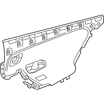 2022 Mercedes-Benz A220 Door Armrest - 177-730-70-01-9H15