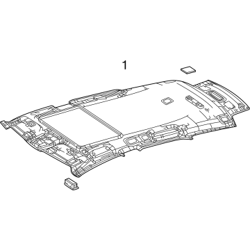 Mercedes-Benz 167-690-83-00-8U10 Headliner