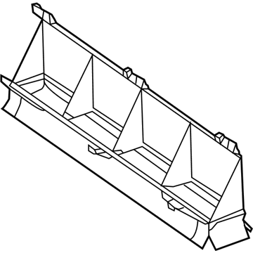 Mercedes-Benz 209-505-09-30 Upper Baffle