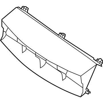 Mercedes-Benz 209-505-08-30 Upper Baffle