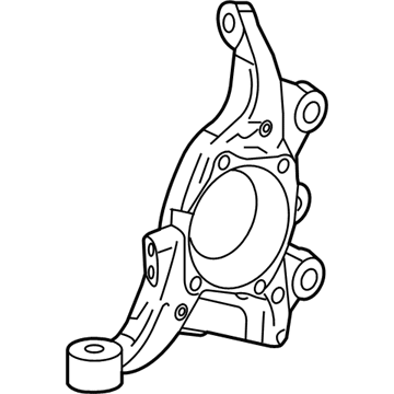 Mercedes-Benz C63 AMG Steering Knuckle - 204-332-41-01