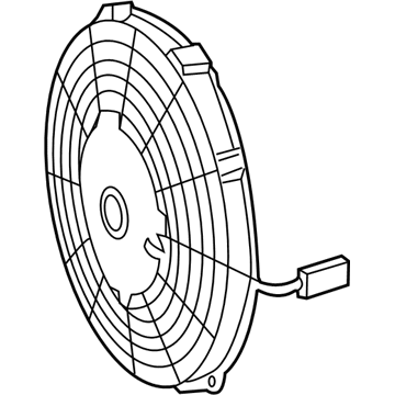 2009 Mercedes-Benz S65 AMG Cooling Fan Assembly - 001-500-63-93