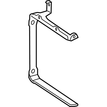 Mercedes-Benz 221-500-03-46 Auxiliary Radiator Bracket