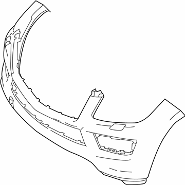 Mercedes-Benz 166-885-27-25-9999 Bumper Cover