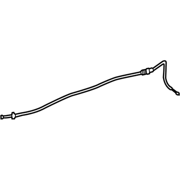 Mercedes-Benz GLS550 Hood Release Cable - 166-880-15-02