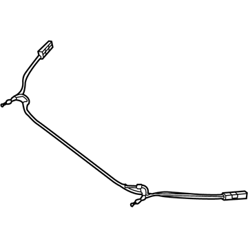 Mercedes-Benz GLE350 Hood Release Cable - 166-880-13-02-64