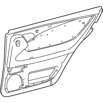 Mercedes-Benz 210-730-06-70-7D26 Door Trim Panel