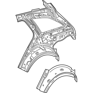 Mercedes-Benz 213-630-81-01 Inner Panel