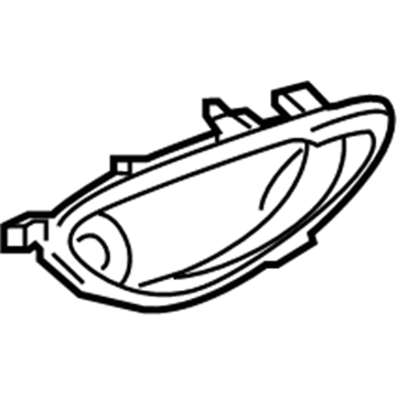 Mercedes-Benz Interior Door Handle - 205-760-34-00-7P82