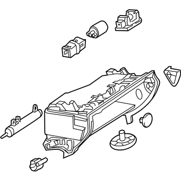 Mercedes-Benz 204-680-00-10 Glove Box