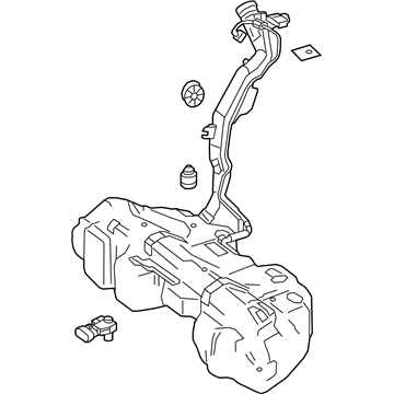 Mercedes-Benz 205-470-31-01 Fuel Tank