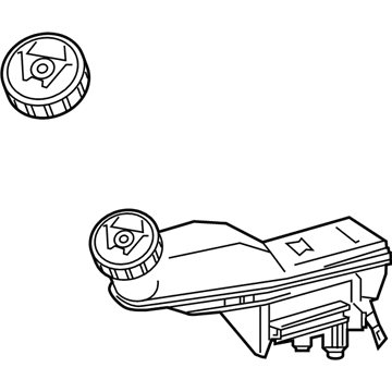 2019 Mercedes-Benz GLA250 Brake Master Cylinder Reservoir - 246-430-02-02-64
