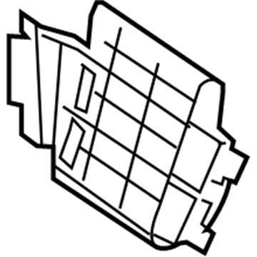 Mercedes-Benz 221-919-00-14 Control Module Bracket