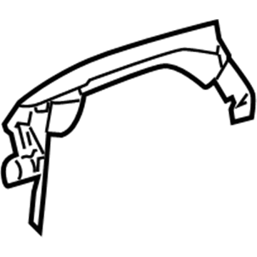 Mercedes-Benz 221-760-01-70-9723 Handle, Outside