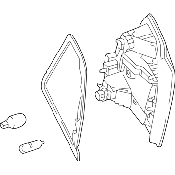Mercedes-Benz 166-906-63-02 Backup Lamp Assembly